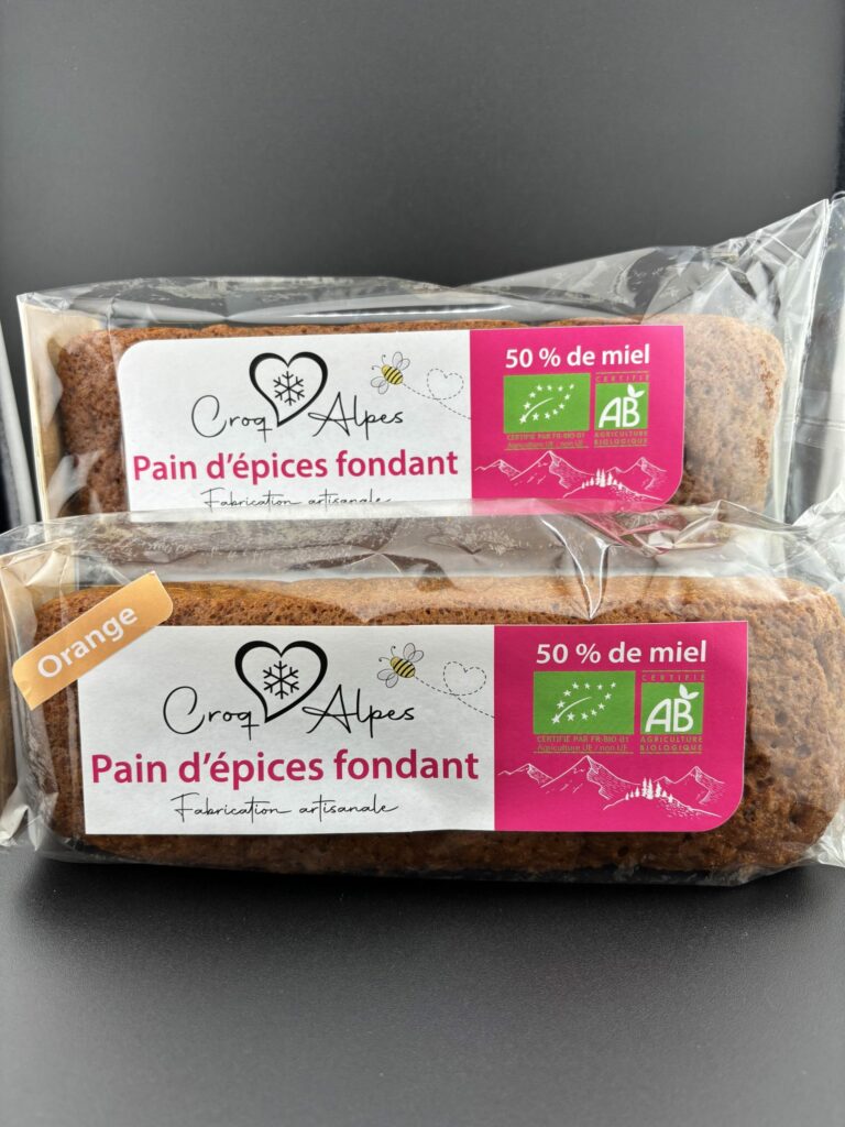 pain d'épices bio Croq Alpes